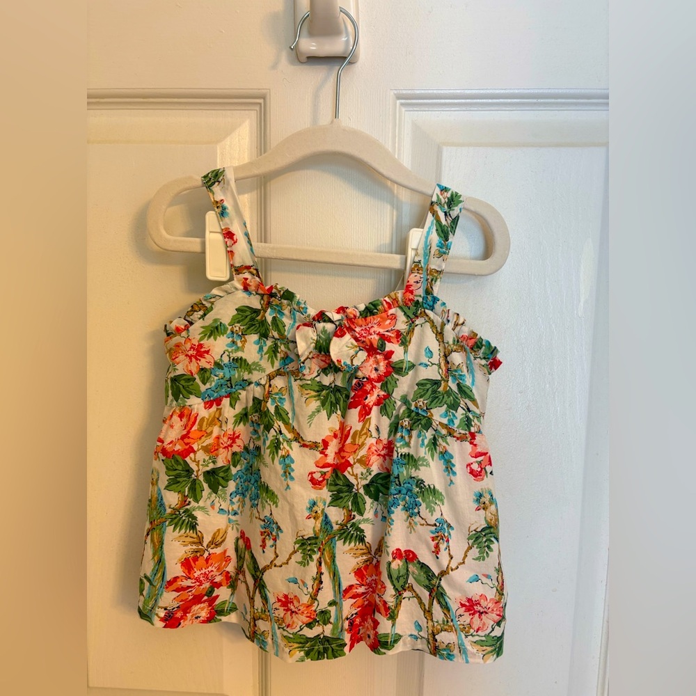 Janie and Jack Floral Two Piece Set Sz 3